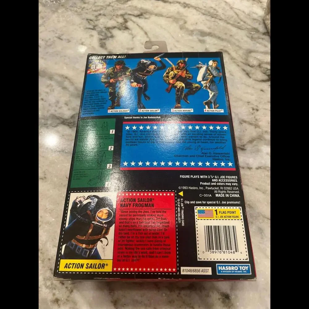 GI Joe 1993 Action Sailor Navy Frogman Commemorative Collection‎ Hasbro Vintage
